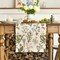 Wildflowers Floral Spring Table Runner, Seasonal Summer Butterfly Kitchen Dining Table Decoration